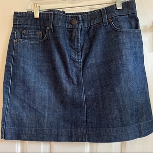 J.crew Blue Jean Skirt